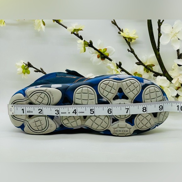 Geox Boys Shoes J NEBULA B. B Size: 3 1/2US / 35EU / 2 1/2UK Navy/Orange - Picture 11 of 15